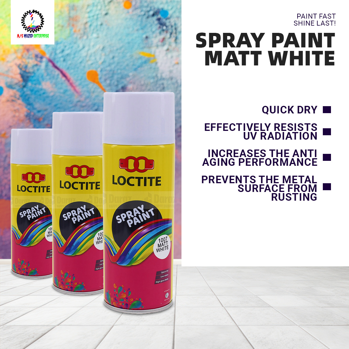 Picture of Spray paint  Matt white