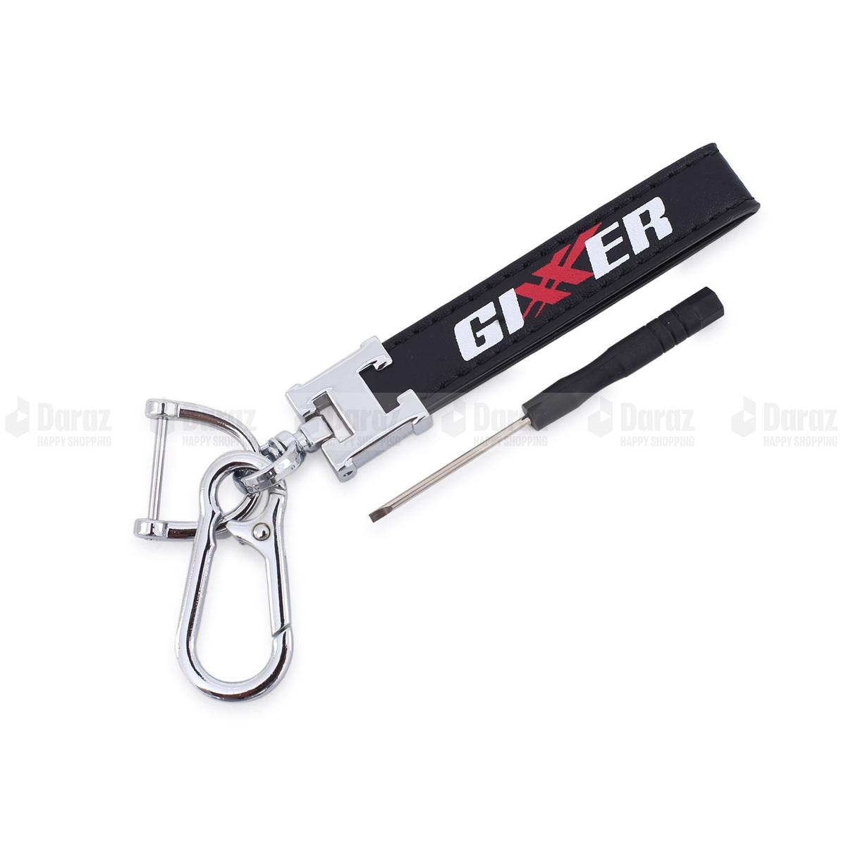 Picture of Premium Motorcycle Key Ring Keyring for  Suzuki  GIXXER