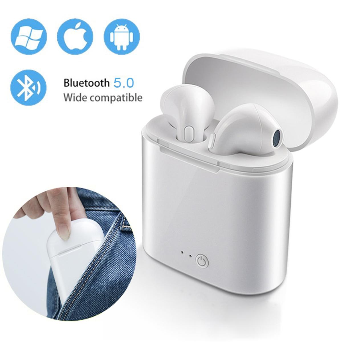 Picture of HBQ i7S TWS Wireless Bluetooth Earbuds with Charging case