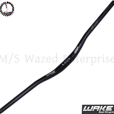 Picture of Wake 780MM Mountain Bike Handlebar MTB 31.8MM Extra Long Bicycle Aluminium Handlebars for Downhill Cycling Racing Bicycle Accessories -Black