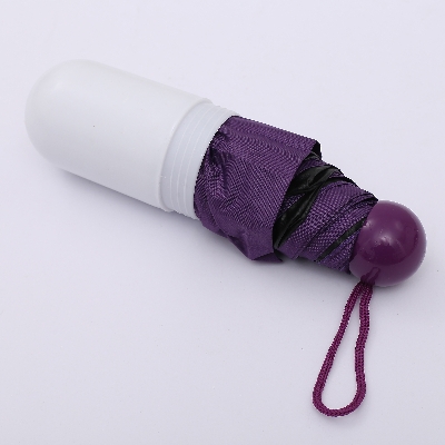 Picture of 7" Mini Folding Capsule Umbrella With Cute Capsule Case
