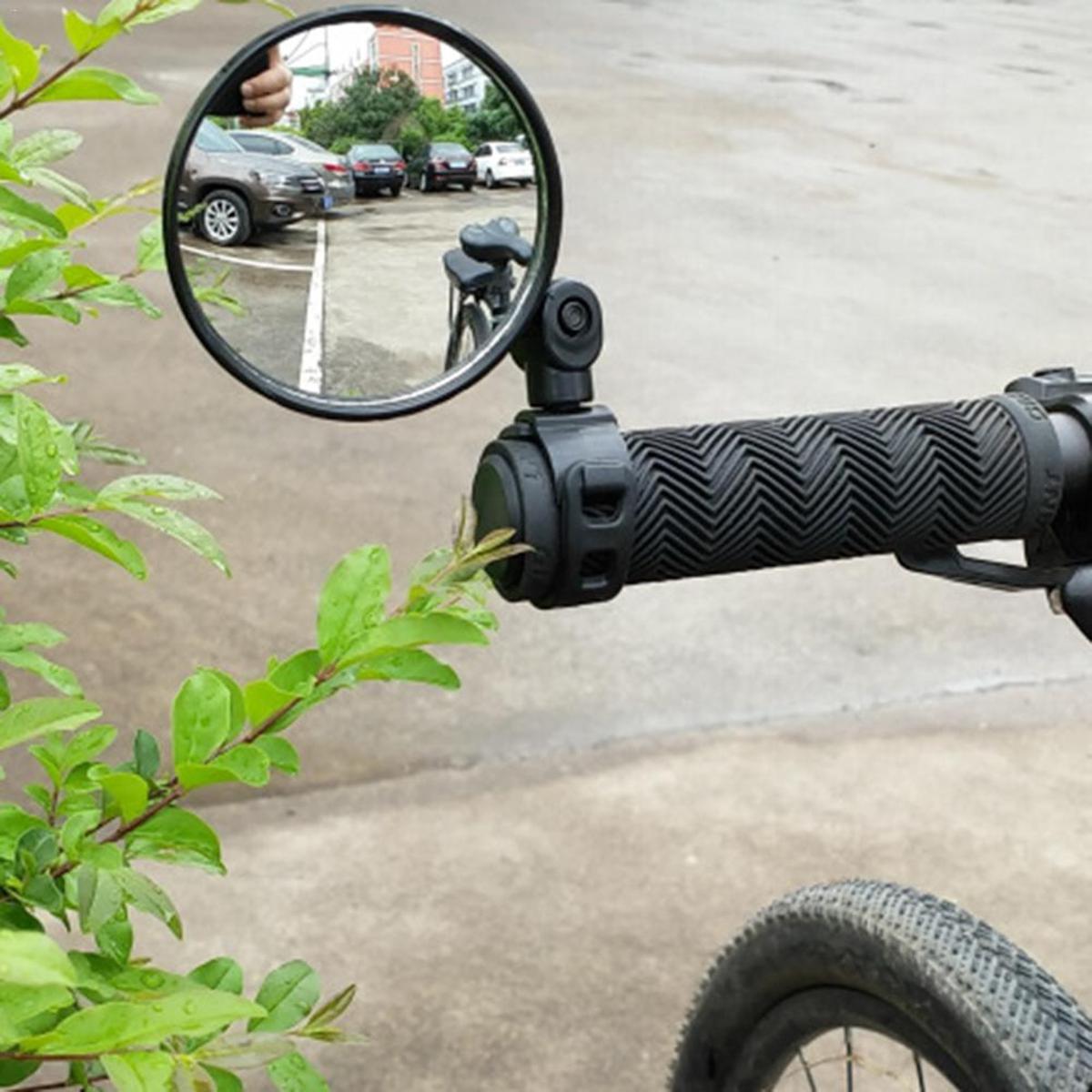 Picture of Bicycle Mirror 360 Degree adjustable Glass Mirror-(1pcs)