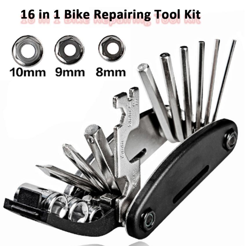 Picture of 16 in 1 Multi-Functional Bike and Bicycle Repair Tools