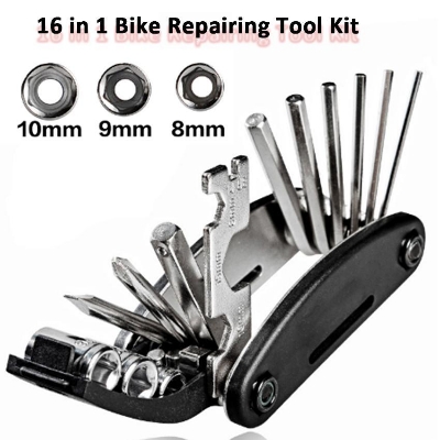 Picture of 16 in 1 Multi-Functional Bike and Bicycle Repair Tools