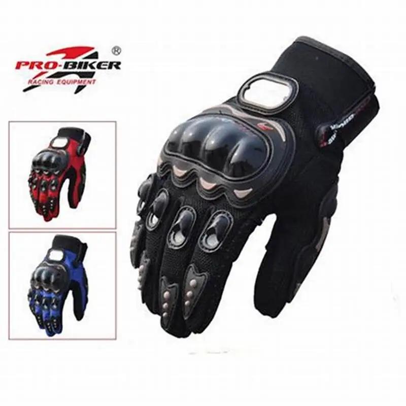 Picture of Pro Biker Full Finger Protective Motorcycle Gloves With Touch Screen Size-M