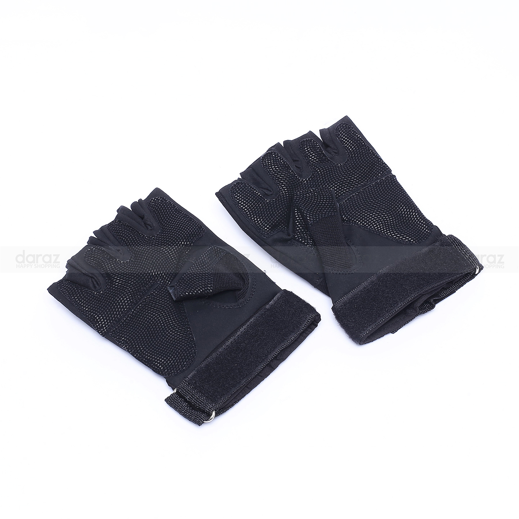 Picture of Men Half Finger Gloves Microfiber Sport Gloves For Outdoor Riding Fishing Hiking Training Skiing