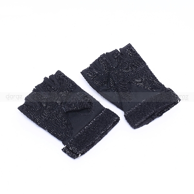 Picture of Men Half Finger Gloves Microfiber Sport Gloves For Outdoor Riding Fishing Hiking Training Skiing