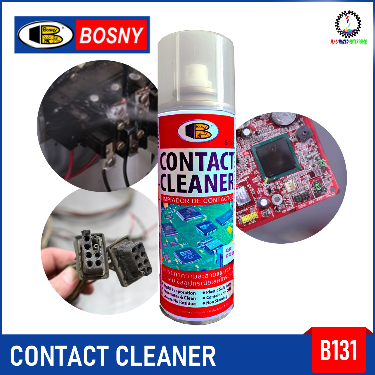 Picture of Bosny Contact Cleaner 200CC