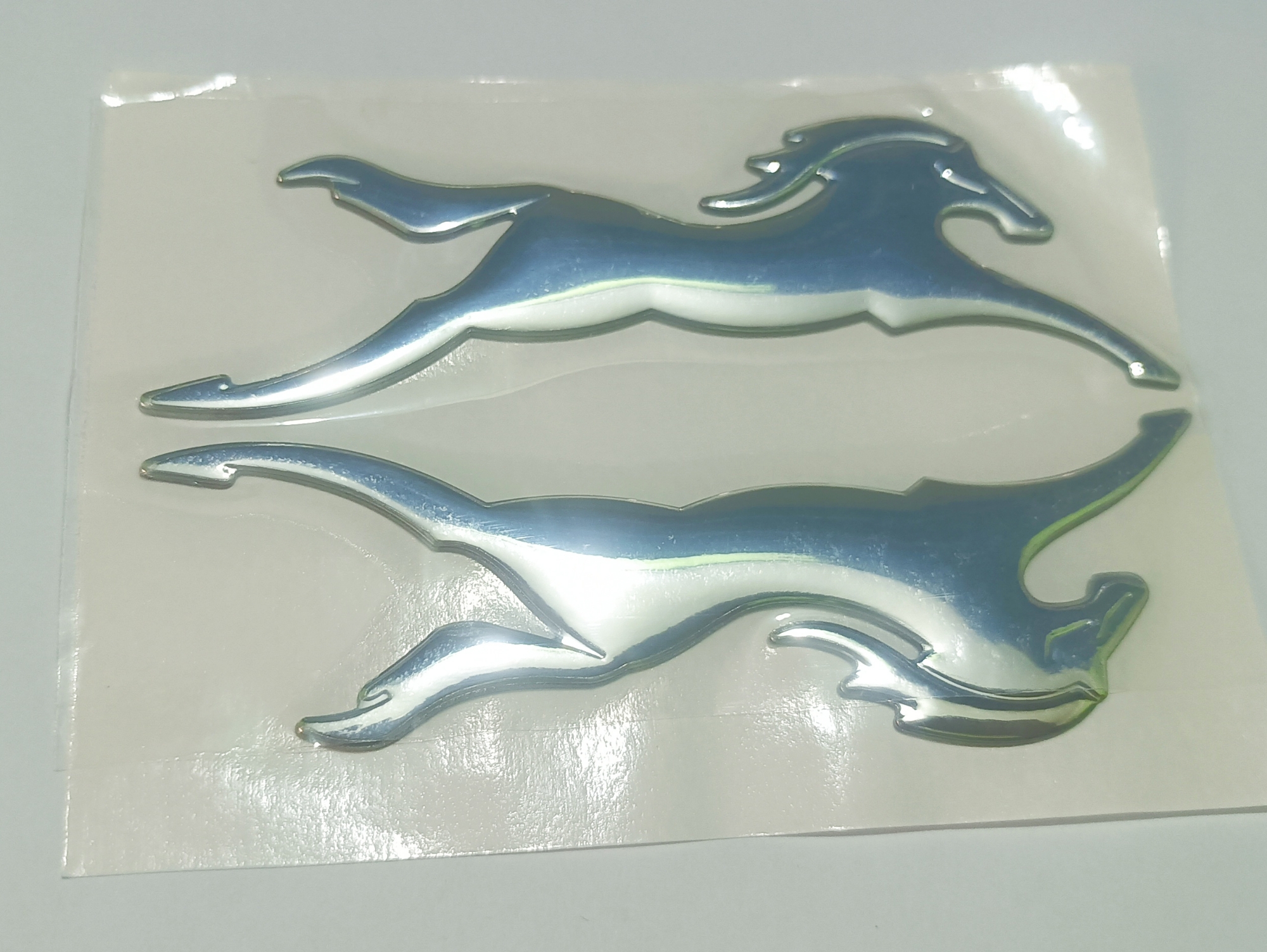 Picture of 2PS TVS Apache Horse Side Badge Logo/Decal Model Emblem 3D Adhesive Both Side of Petrol Tank Monogram Sticker for Bikes