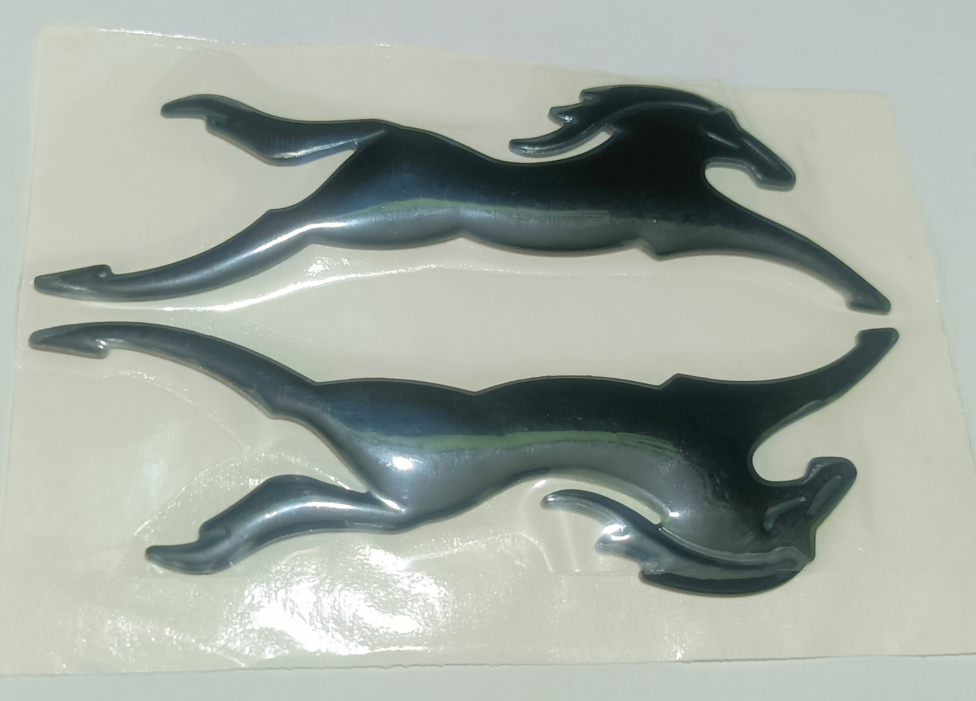 Picture of 2PS TVS Apache Horse Side Badge Logo/Decal Model Emblem 3D Adhesive Both Side of Petrol Tank Monogram Sticker for Bikes