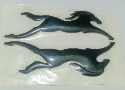 Picture of 2PS TVS Apache Horse Side Badge Logo/Decal Model Emblem 3D Adhesive Both Side of Petrol Tank Monogram Sticker for Bikes