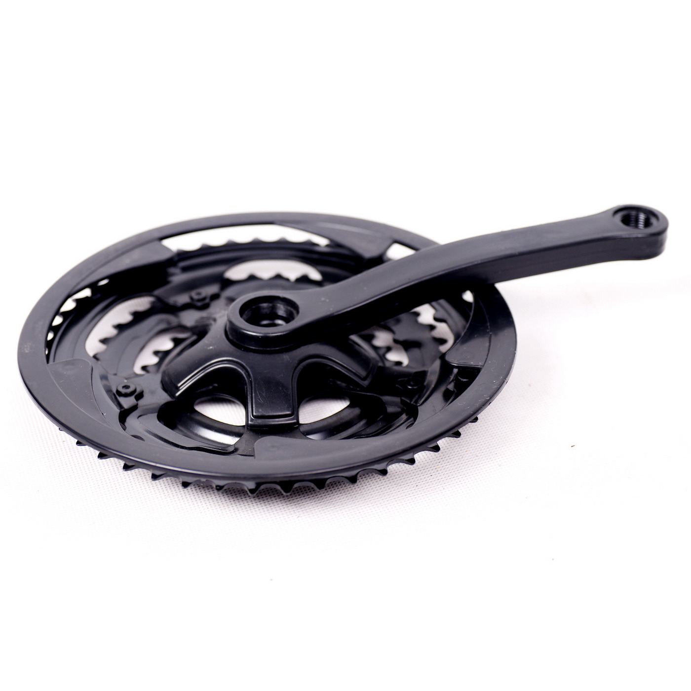 Picture of Bicycle Crank Set Made In Shanghai Durable Crankset 24-34-42T Crank with Chains Cover for Variable Speed Mountain Bike Bicycle Accessories