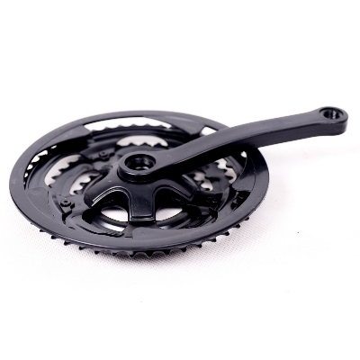 Picture of Bicycle Crank Set Made In Shanghai Durable Crankset 24-34-42T Crank with Chains Cover for Variable Speed Mountain Bike Bicycle Accessories