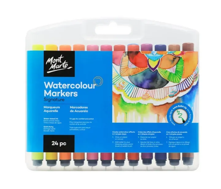 Buymont-marte-watercolour-markers-signature-24pcat Best Prices in Bangladesh