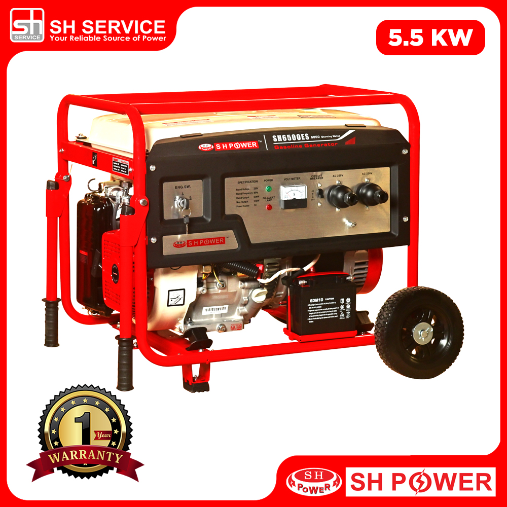 SH POWER 5.5KW Petrol Generator SH6500ES