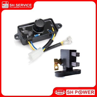 automatic voltage regulator + carbon brush assy for generator