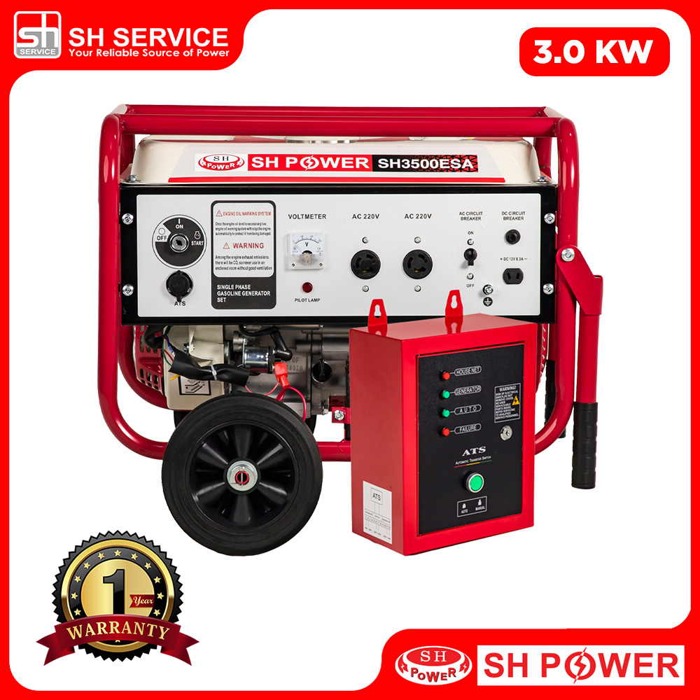 SH POWER 3.0KW Auto Start Generator SH3500ESA with ATS