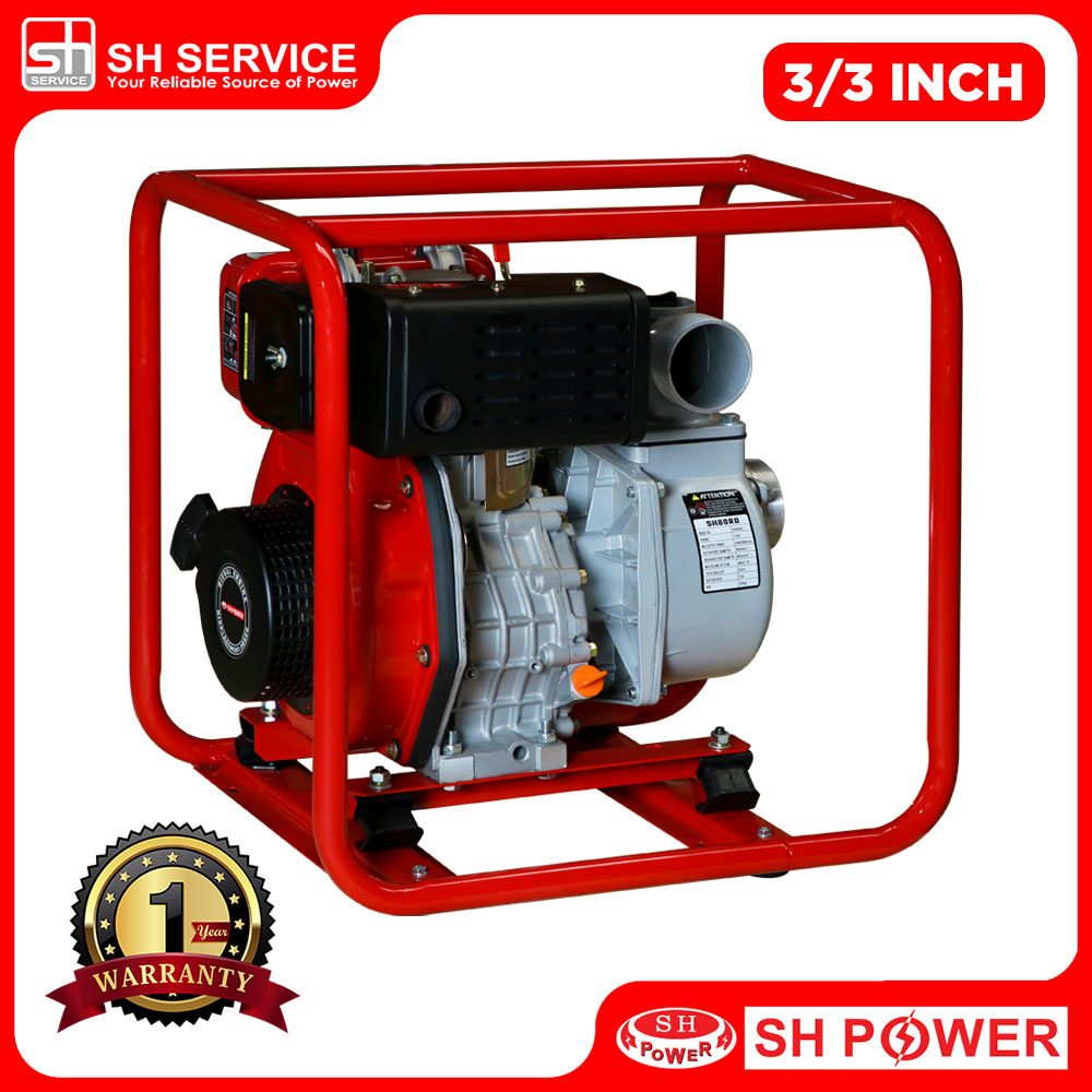 SH POWER 3″ Air Cooled Diesel Water Pump SH80RD