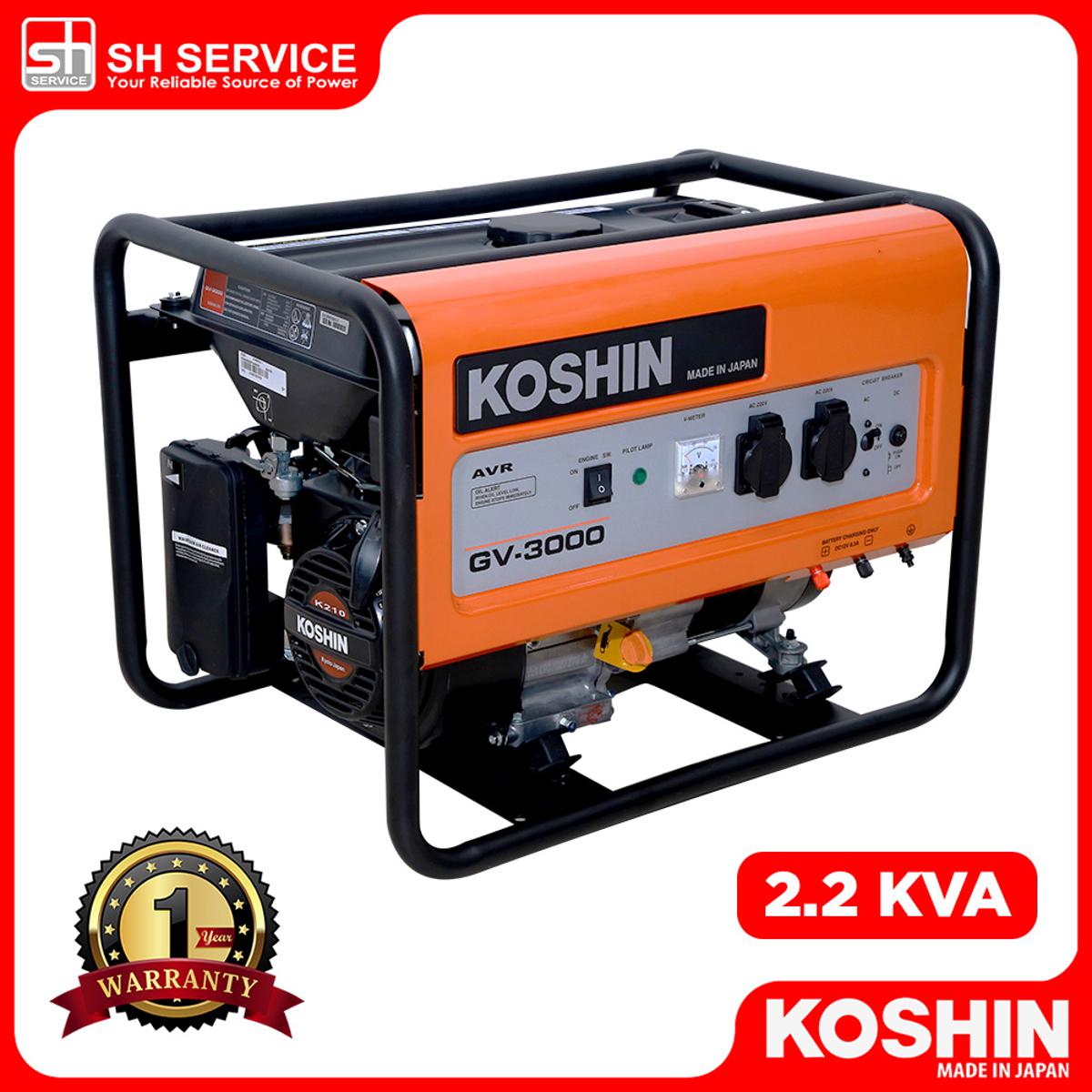 KOSHIN 2.2kVA Petrol Generator GV-3000