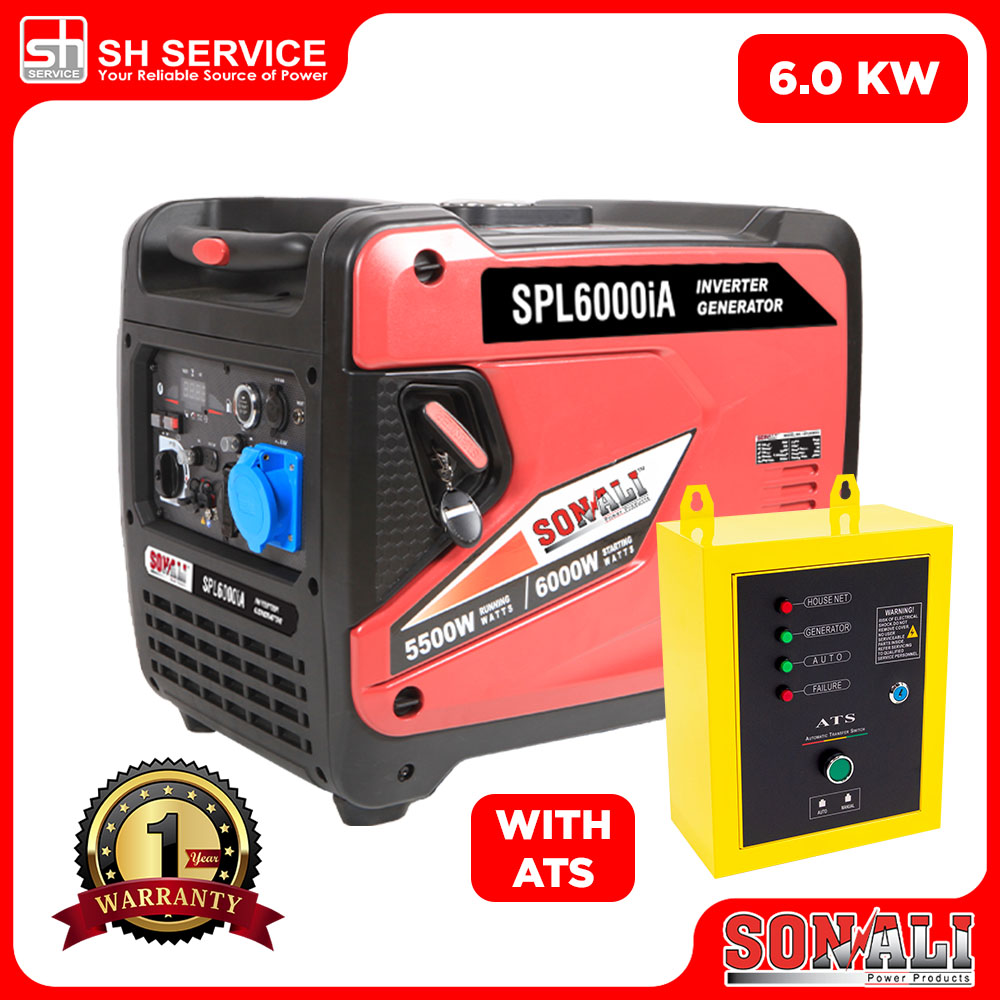 SONALI 6.0KW Auto Start Inverter Generator SPL6000iA