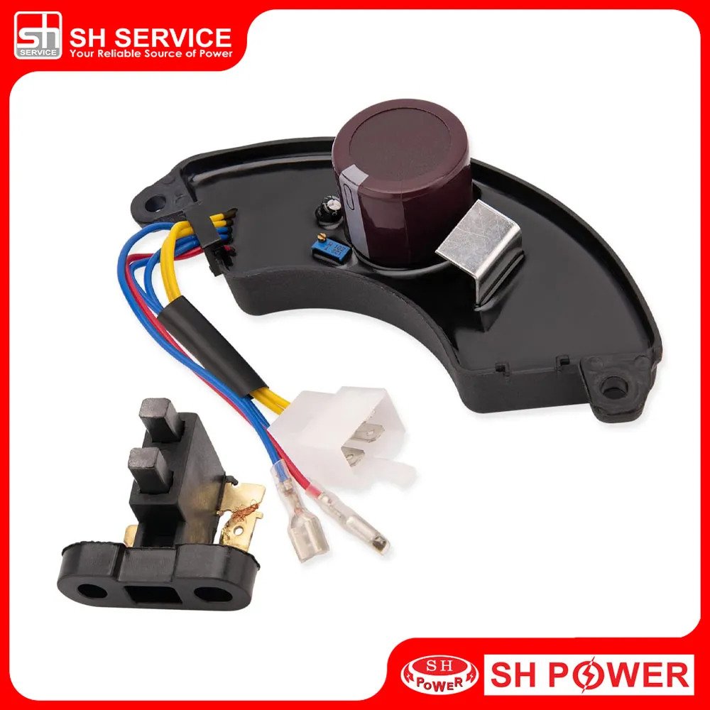 Picture of Automatic voltage regulator + carbon brush assy