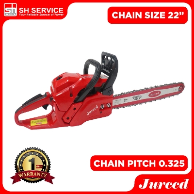 Jurccd 2-Strokes Single Cylinder Petrol Chainsaw 22″ & 0.325