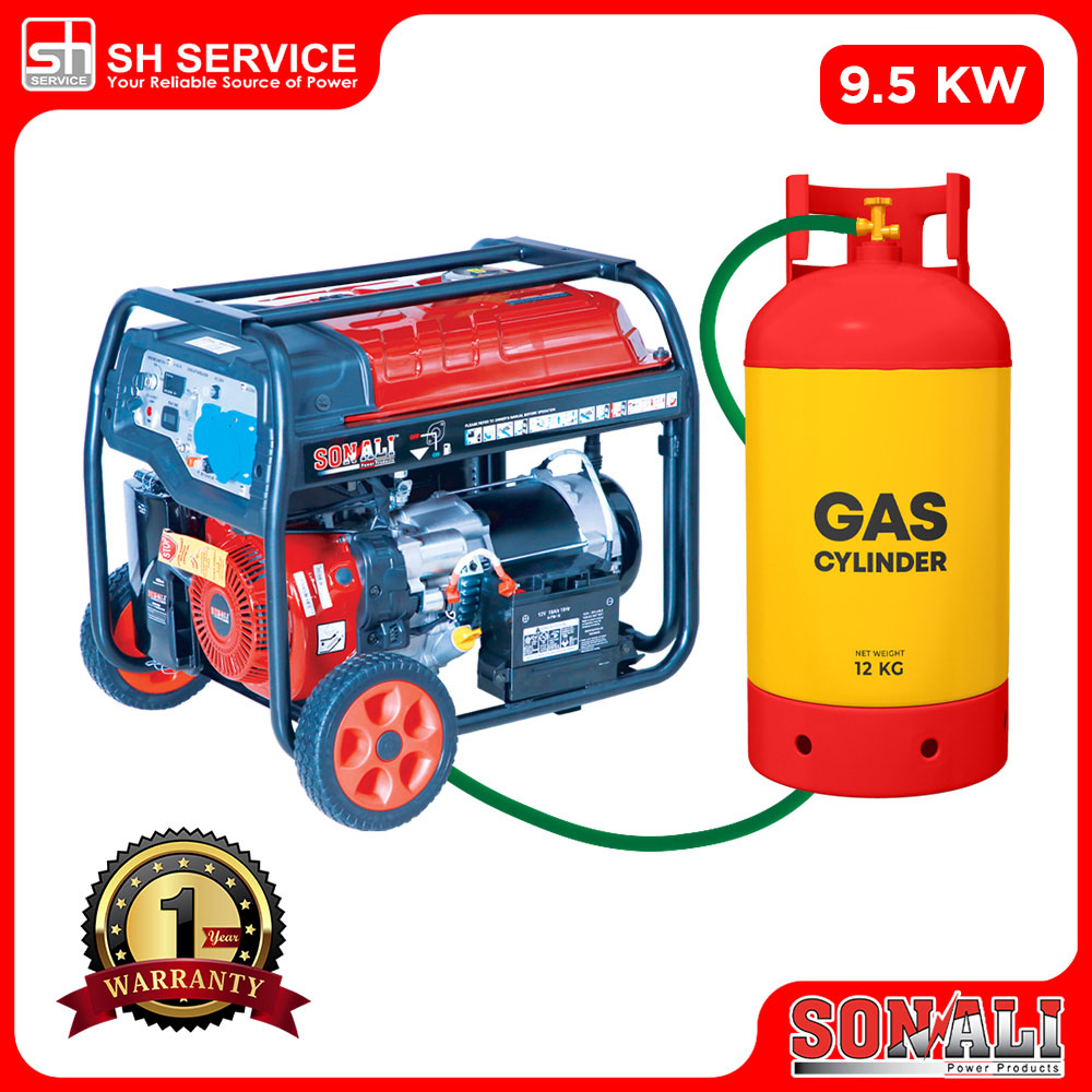 SONALI 9.5KW LPG Dual Fuel Generator SPL10600E-DF