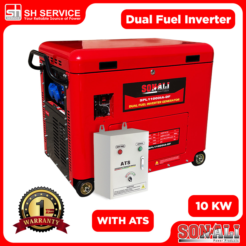 SONALI 10KW Dual Fuel (LPG/Petrol) Auto Start Inverter Generator SPL11000iA-DF