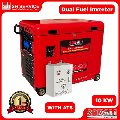 SONALI 10KW Dual Fuel (LPG/Petrol) Auto Start Inverter Generator SPL11000iA-DF