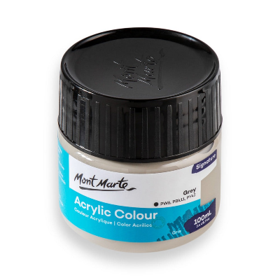 Buy Mont Marte ACRYLIC COLOR PAINT 100ML-GREY at Best Prices in Bangladesh