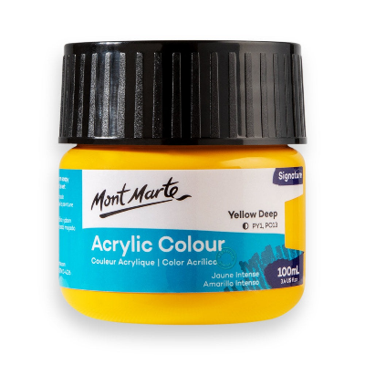 Buy Mont Marte ACRYLIC COLOR PAINT 100ML-YELLOW DEEP at Best Prices in Bangladesh