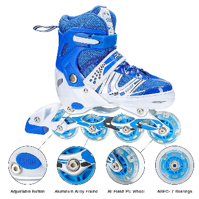 Buy Inline Roller Skating L size (39-42) - Multicolor - Citizen Sports   At Best Price in Bangladesh