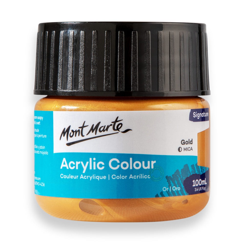 Buy Mont Marte Acrylic Colour Paint 100ml-Gold at Best Prices in Bangladesh