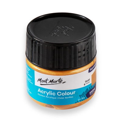 Buy Mont Marte Acrylic Colour Paint 100ml-Gold at Best Prices in Bangladesh