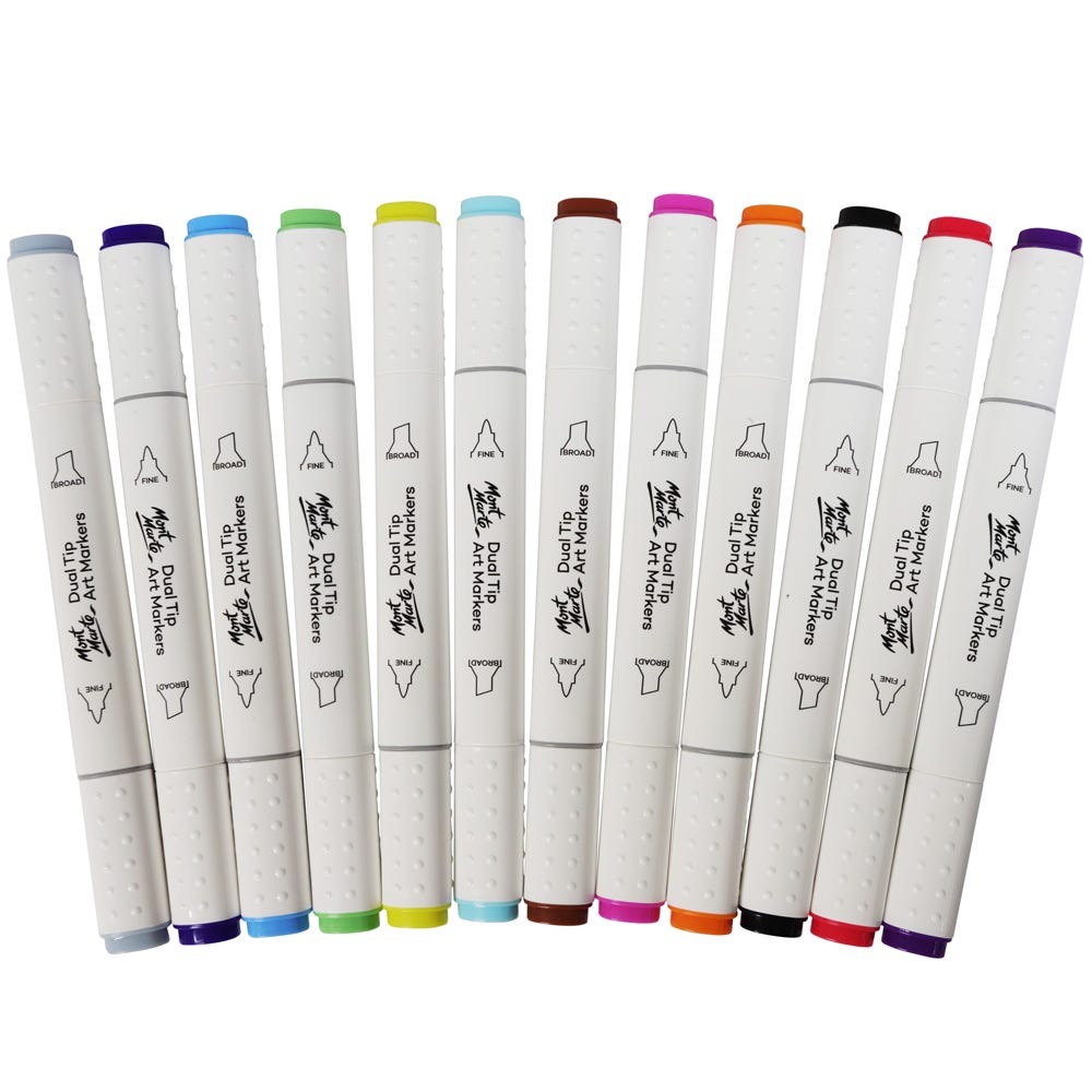 Buy mont-marte-dual-tip-alcohol-art-markers-12pc at Best Prices in Bangladesh