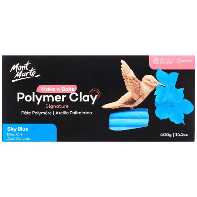 Buy mont-marte-make-n-bake-polymer-clay-400g-sky-blue at Best Prices in Bangladesh