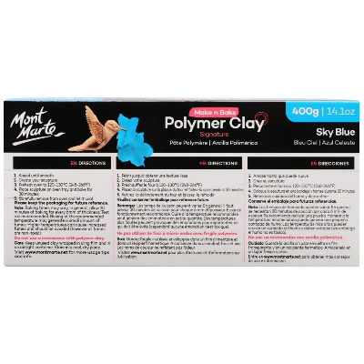 Buy mont-marte-make-n-bake-polymer-clay-400g-sky-blue at Best Prices in Bangladesh
