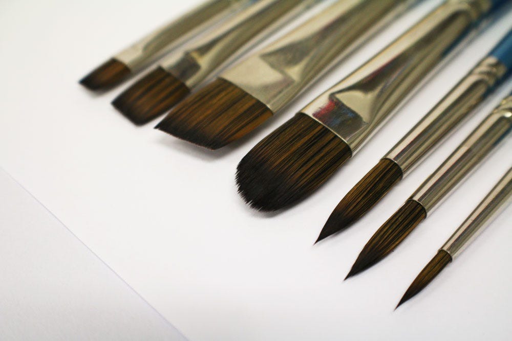 Buy mont-marte-oil-brush-set-in-wood-brush-box-7pcat Best Prices in Bangladesh