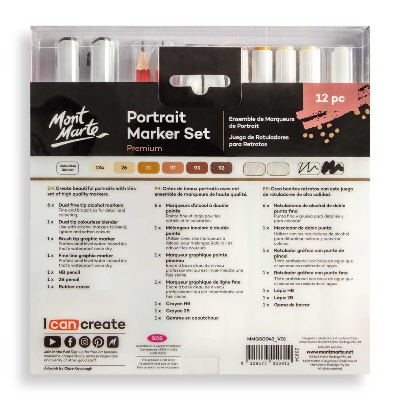 Buy mont-marte-portrait-alcohol-marker-set-12pc at Best Prices in Bangladesh