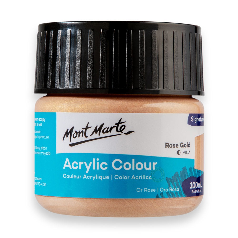 Buy Mont Marte Acrylic Color Paint 100ML-Rose Gold at Best Prices in Bangladesh