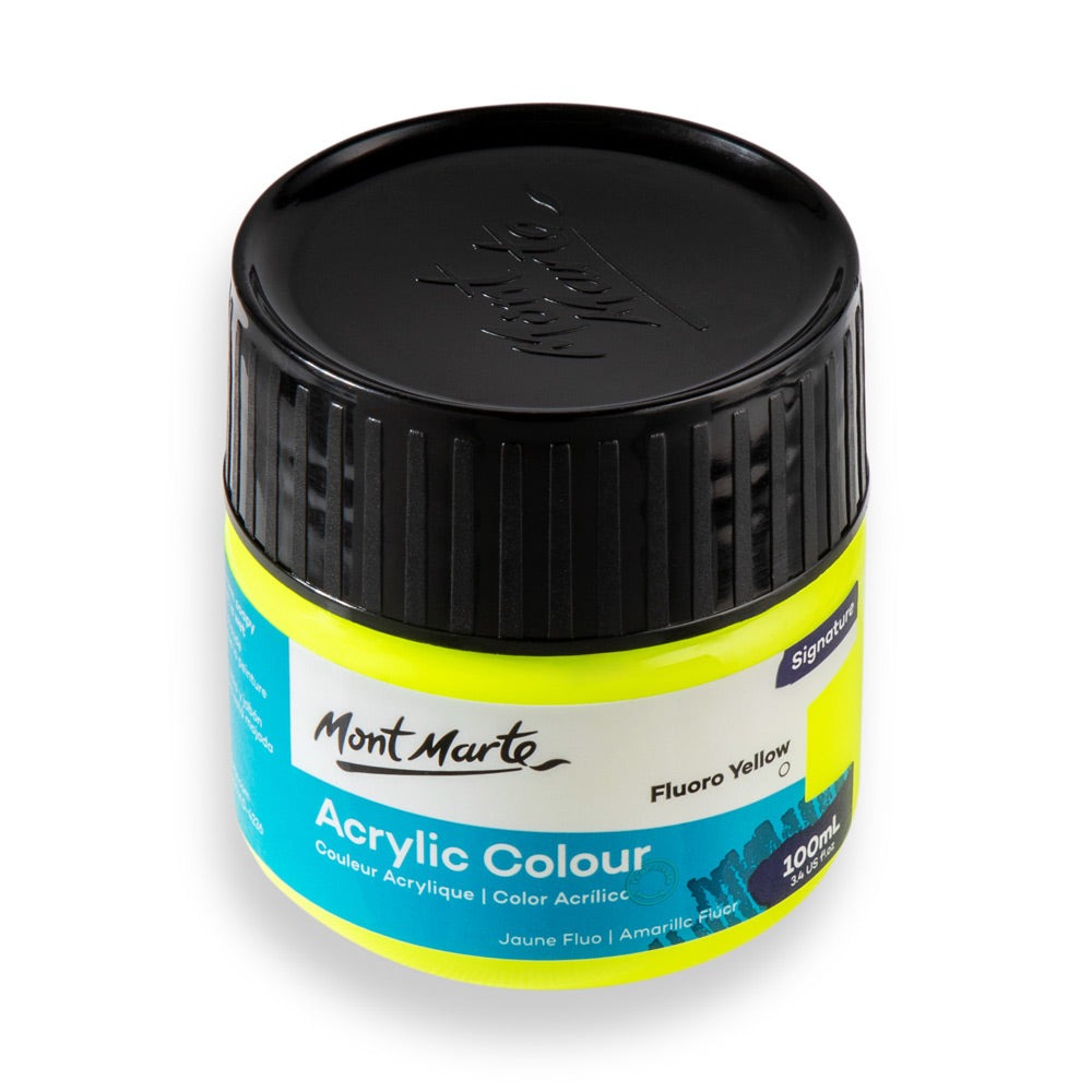 Buy Mont Marte Acrylic Color Paint 100ML-Fluro Yellow at Best Prices in Bangladesh