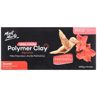 Buy mont-marte-make-n-bake-polymer-clay-400g-scarlet at Best Prices in Bangladesh