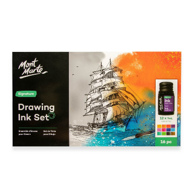 Buy mont-marte-drawing-ink-set-16pc at Best Prices in Bangladesh