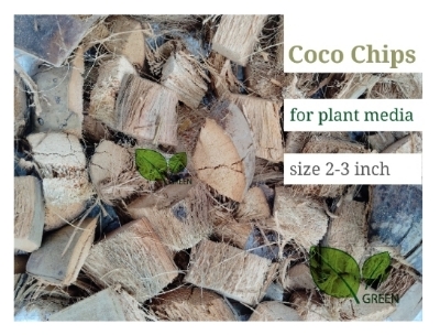 Picture of Coco chips for plants 01 kg dry ready to use