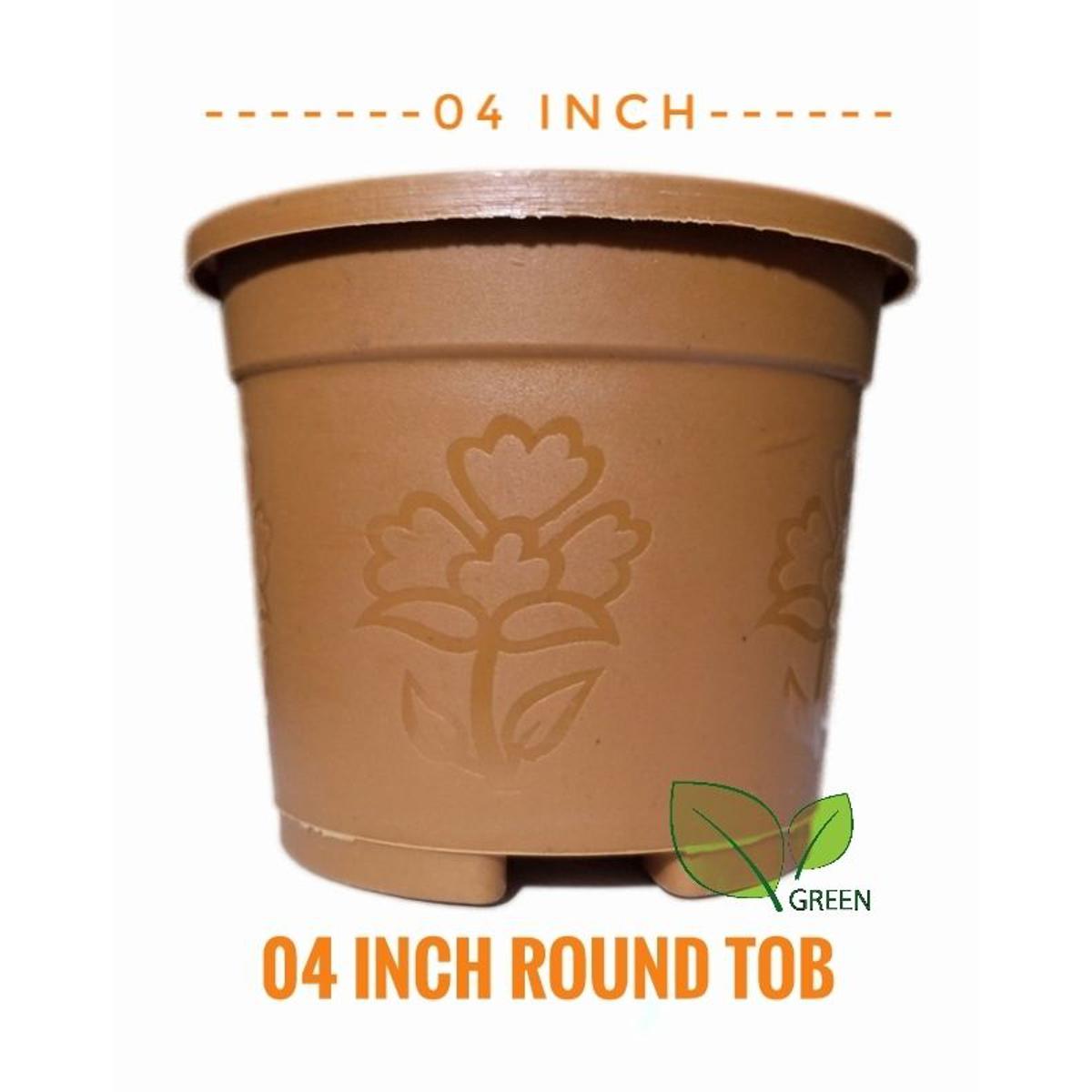 Picture of Tob 4 inch plastic 6 pieces round