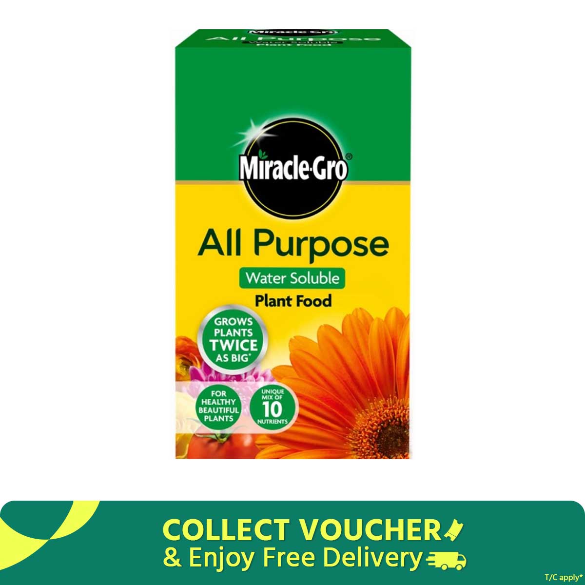 Picture of Miracle Grow NPK 20 gram repack UK product