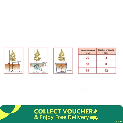 Picture of Silvamix tablet fertilizer 10 pcs nutrition tablet for plant