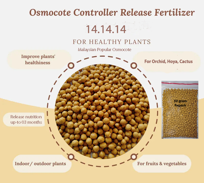 Picture of Osmocote 14 14 14 fertilizer repack 50 gm