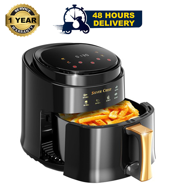 Picture of Silver Crest Extra large Capacity Digital Touch Panel Air Fryer-8 Ltr