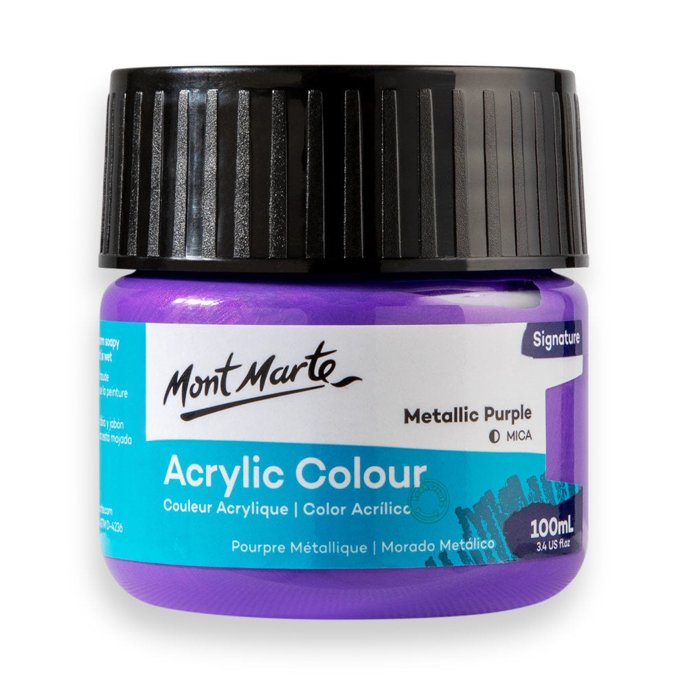 Buy Mont Marte Acrylic Color Paint 100ml-Metallic Purple at Best Prices in Bangladesh